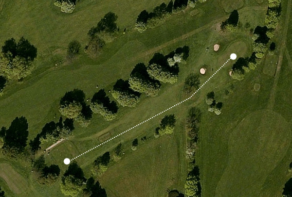 flixton course aerial photo