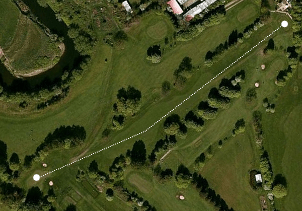 flixton course aerial photo