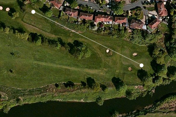 flixton course aerial photo